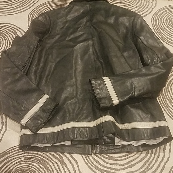 Mens Kenneth Cole Leather Jacket. - Picture 2 of 5